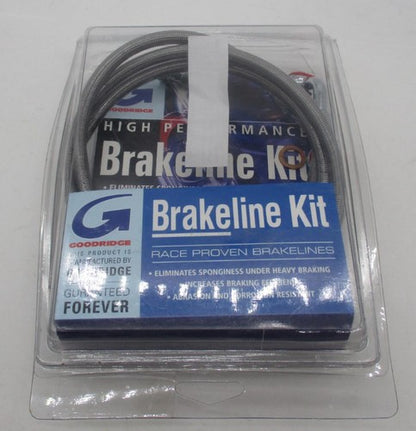 Harley Davidson Goodridge Brake Line Kit HD0079-1FCH/CL+6"