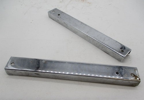 Harley Shovelhead Chrome Fender Strut Covers 11-3/8"x1-3/8" Luggage Ra