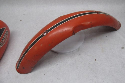 Original Paint 1971 Triumph 250 T25T Trailblazer T470 Gas Tank & Front