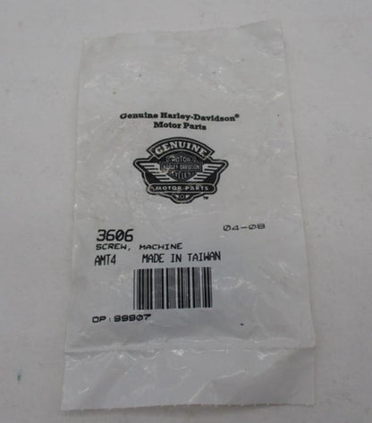 Harley Davidson Pack of 4 Hex Head Machine Screws 3606