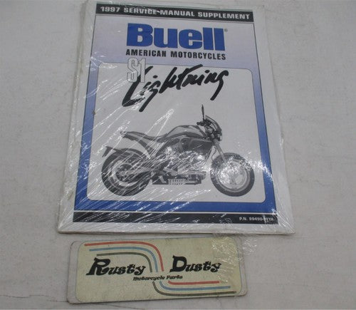 Harley Davidson Buell Official NOS 1997 S1 Lightning Service Manual 99