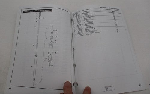 Harley Davidson Official Factory 2004 FLT Parts Catalog Police Models