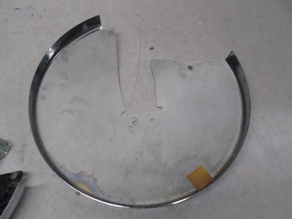 Pair of Harley-Davidson Touring Electra Glide Chrome Rotor Covers 4306