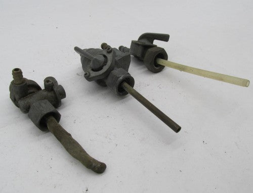 Mixed Lot of 3 Vintage British Triumph BSA BMW Motorcycle Fuel Petcock