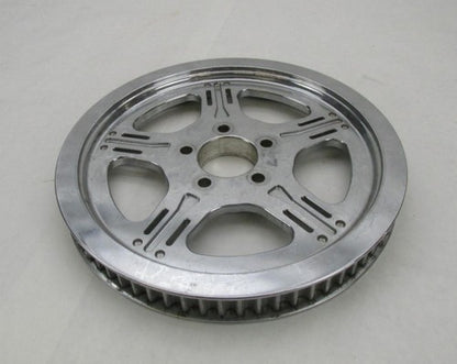Harley Davidson Lightning Star Chrome Billet 70T Drive Belt Sprocket 1