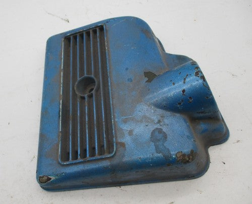 Genuine BSA Blue Air Filter Cover 83-2751 LH Twin Carb Metal Ribbed