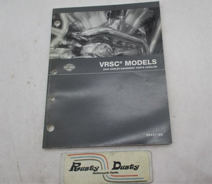 Harley Davidson Official Factory 2005 VRSC V-Rod Parts Catalog Book 99