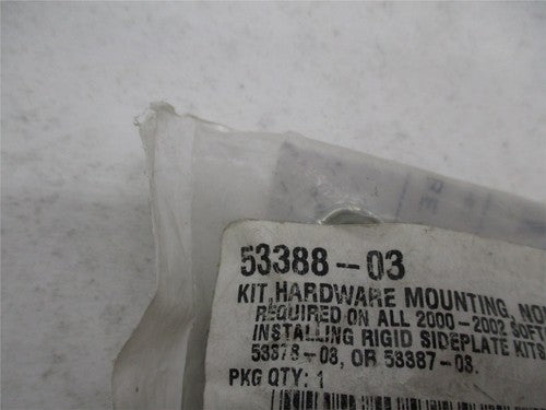 Harley Davidson Genuine NOS Softail Rigid Side plate Hardware Kit 5338