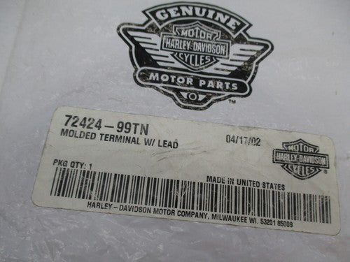 Harley Davidson Genuine NOS Molded Terminal with Lead 72424-99TN