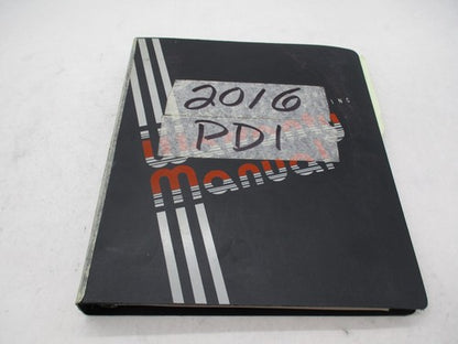 Harley Davidson Factory 2016 Pre Delivery & Set Up Manual Instructions