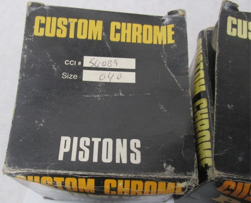 Pair of Harley Davidson Custom Chrome .040 Pistons 56-089