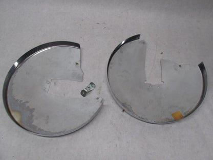 Pair of Harley-Davidson Touring Electra Glide Chrome Rotor Covers 4306