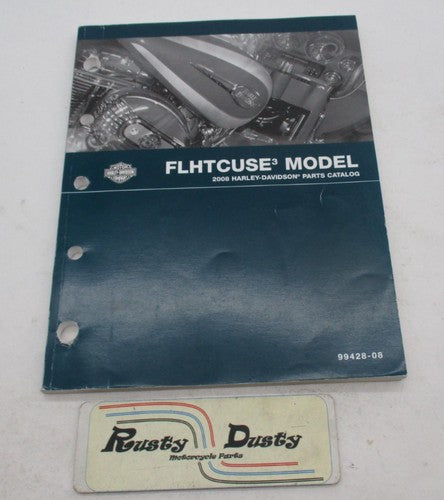 Harley Davidson Official Factory 2008 FLHTCUSE3 Parts Catalog Book 994