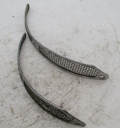 Pair of BSA Triumph Air Scoops Gauze Leading Shoe Brake Plate 37-3444