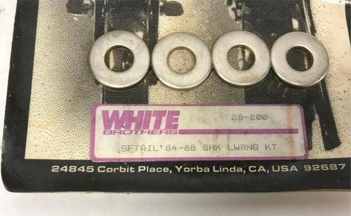 Harley Davidson White Brothers 28-200 Softail Lowering Kit 84-88 SHK