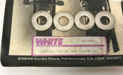 Harley Davidson White Brothers 28-200 Softail Lowering Kit 84-88 SHK