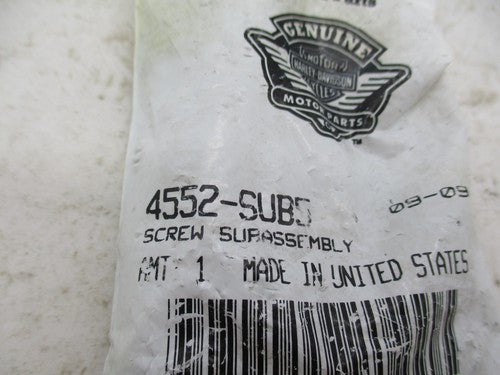 Harley Davidson Genuine OEM NOS Screw Subassembly 4552 4552-SUB5 Pack