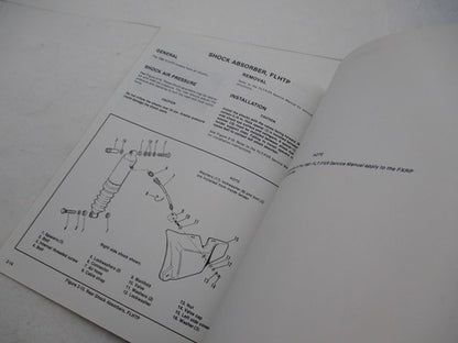 Harley Davidson Official 1991 Police Service Manual Supplement 99483-9