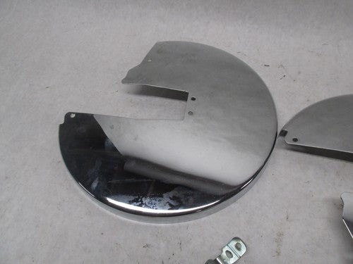 Pair of Harley-Davidson Touring Electra Glide Chrome Rotor Covers 4306