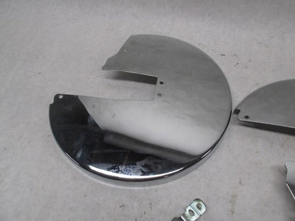Pair of Harley-Davidson Touring Electra Glide Chrome Rotor Covers 4306