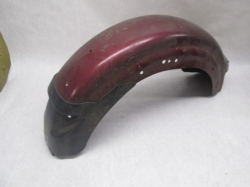 Harley Davidson Genuine Shovelhead Maroon 7" Rear Fender w/ Guide 97 L
