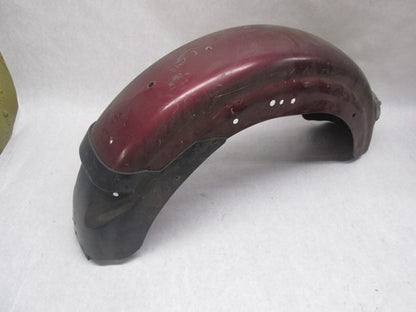 Harley Davidson Genuine Shovelhead Maroon 7" Rear Fender w/ Guide 97 L