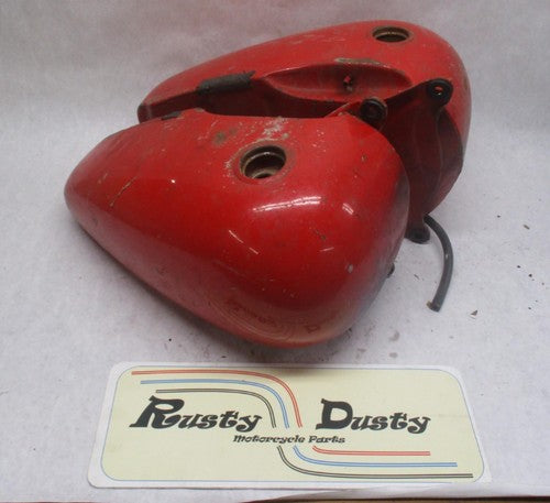 Harley Davidson Shovelhead Softail 5 Gallon Split Bob Red Gas Fuel Tan