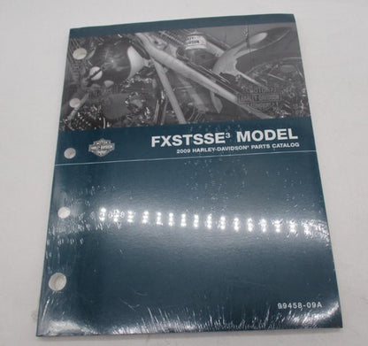 Harley Davidson Official Factory 2009 FXSTSSE3 Parts Catalog 99458-09A