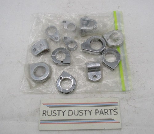 Large Mixed Lot of Harley Davidson Chrome Handlebar Cable Hose Brake L