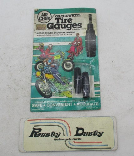 Air Chek Motorcycle Scooters Mopeds On The Wheel Tire Pressure Gauges