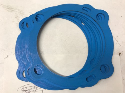 Lot (8) Harley Gaskets 16769-73 Blue Teflon Cylinder Head Gaskets, Iro