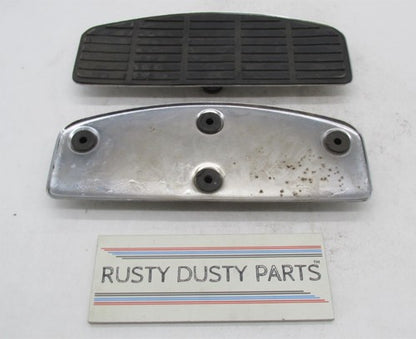 Pair of Harley Davidson Floorboard Floor Foot Pad Base Plates Inserts