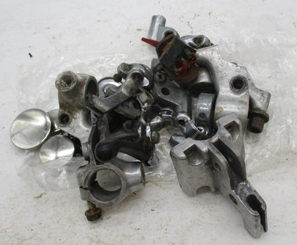 Large Mixed Lot of Vintage Motorcycle Hand Control Lever Brackets & Pe