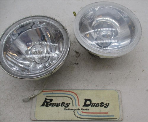 Lot of 2 Harley Davidson Auxiliary Driving Spotlights