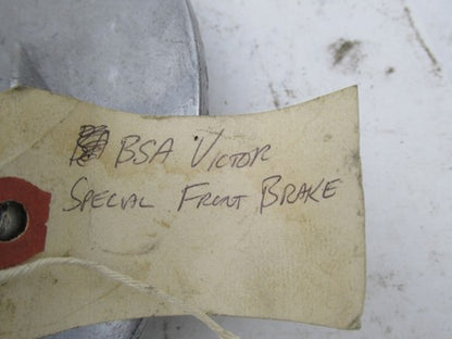 Vintage Original BSA Victor Special Front  Wheel Drum Brake Plate Cove