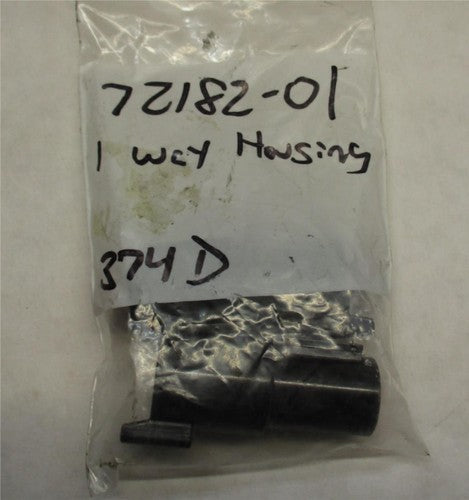 Lot of (2) Harley Davidson 1 Way Pin Black Housing 72182-01