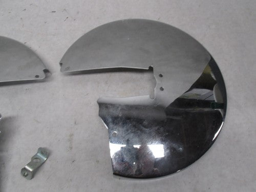 Pair of Harley-Davidson Touring Electra Glide Chrome Rotor Covers 4306