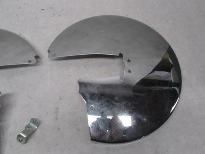 Pair of Harley-Davidson Touring Electra Glide Chrome Rotor Covers 4306