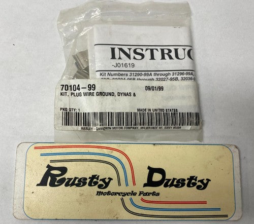 Harley Davidson Genuine Plug Wire Ground Kit Dynas 70104-99