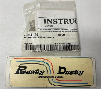 Harley Davidson Genuine Plug Wire Ground Kit Dynas 70104-99