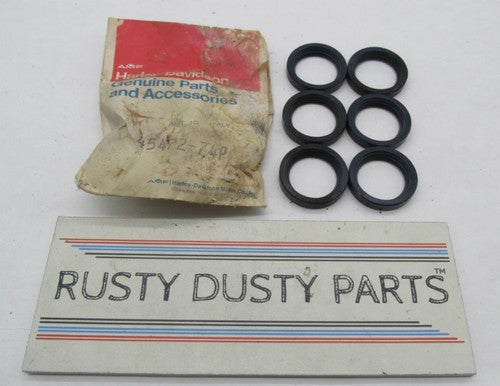 Lot of 6 Harley Davidson Genuine NOS Aermacchi Fork Slider Seals 45472