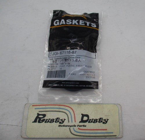 Lot of 8 Haley James Gasket Speedometer Speedo Drive Gear Seals JGI-67