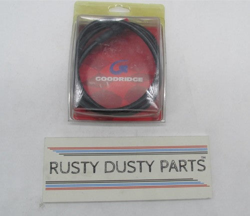 Goodridge Black Coated Stainless Steel Universal Brake Line & Fittings