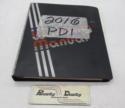 Harley Davidson Factory 2016 Pre Delivery & Set Up Manual Instructions