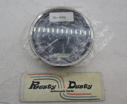 Harley Davidson Genuine Softail Speedoemeter Speedo Gauge 9,669 Miles