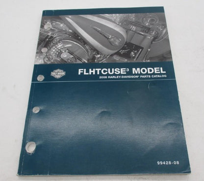 Harley Davidson Official Factory 2008 FLHTCUSE3 Parts Catalog Book 994
