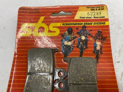 SBS Front Wheel Disc Brake Pads 622HF SBS-S-40 GF
