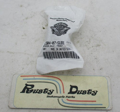 Harley Davidson Genuine NOS OEM Axle Spacer Front 41504-07-SUB1