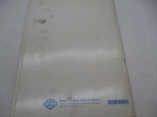 Harley Davidson Official 1996 Police Service Manual Supplement 99483-9