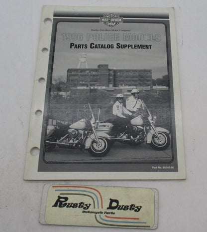 Harley Davidson Official NOS 1996 POLICE Models Part Catalog Supplemen